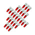 Stinger SPT5104R 25 Pack Pro 4GA 5/16" Red Ring Terminals