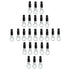 Stinger SPT5108B 25 Pack Pro 8GA Input to 5/16" Black Ring Shoc-Krome