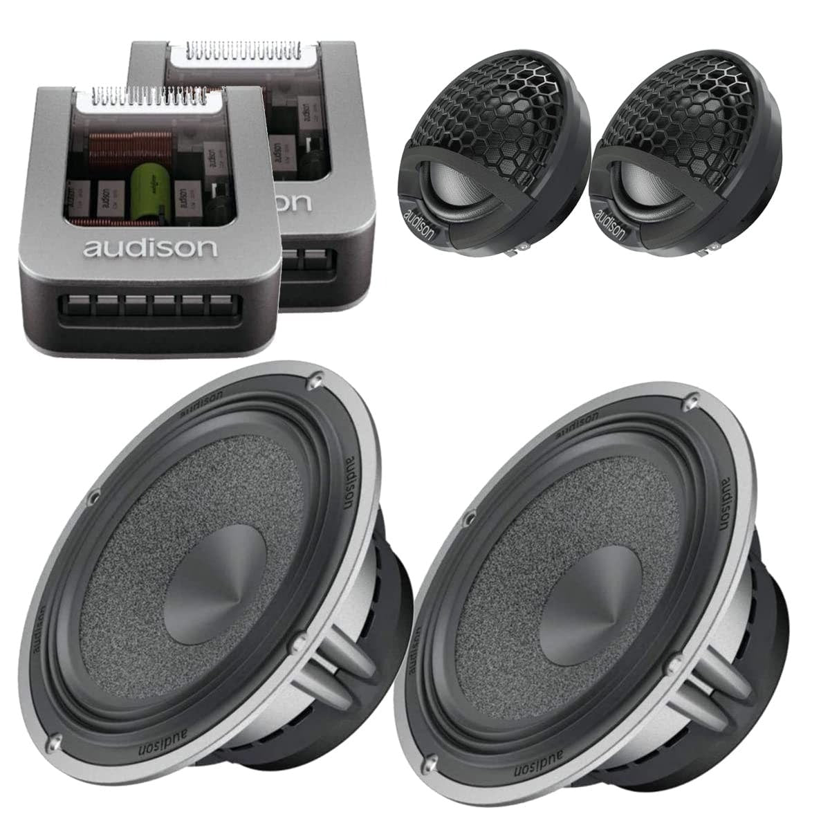 Audison AV K6 6.5" 250W Voce 2-Way Component Speaker System - Pair
