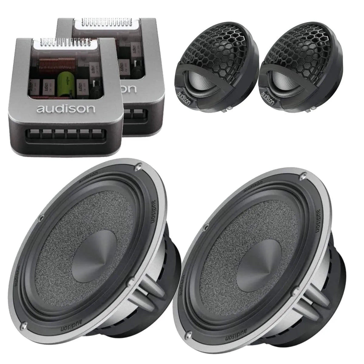 Audison AV K6 6.5" 250W Voce 2-Way Component Speaker System - Pair