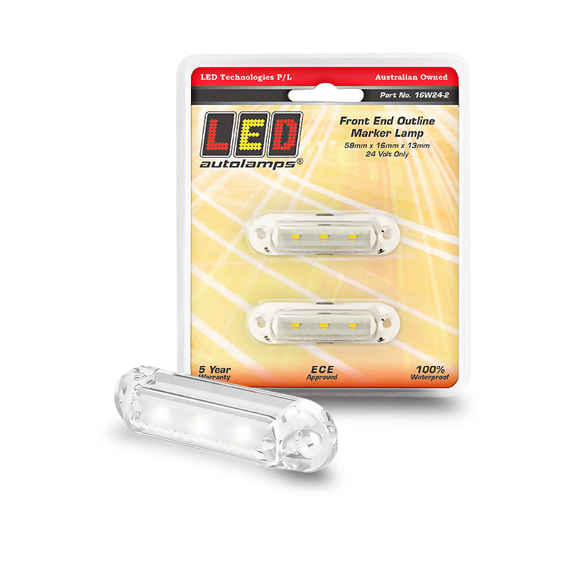 LED Autolamps 16W24-2 Front End Outline Marker 24 Volt ECE