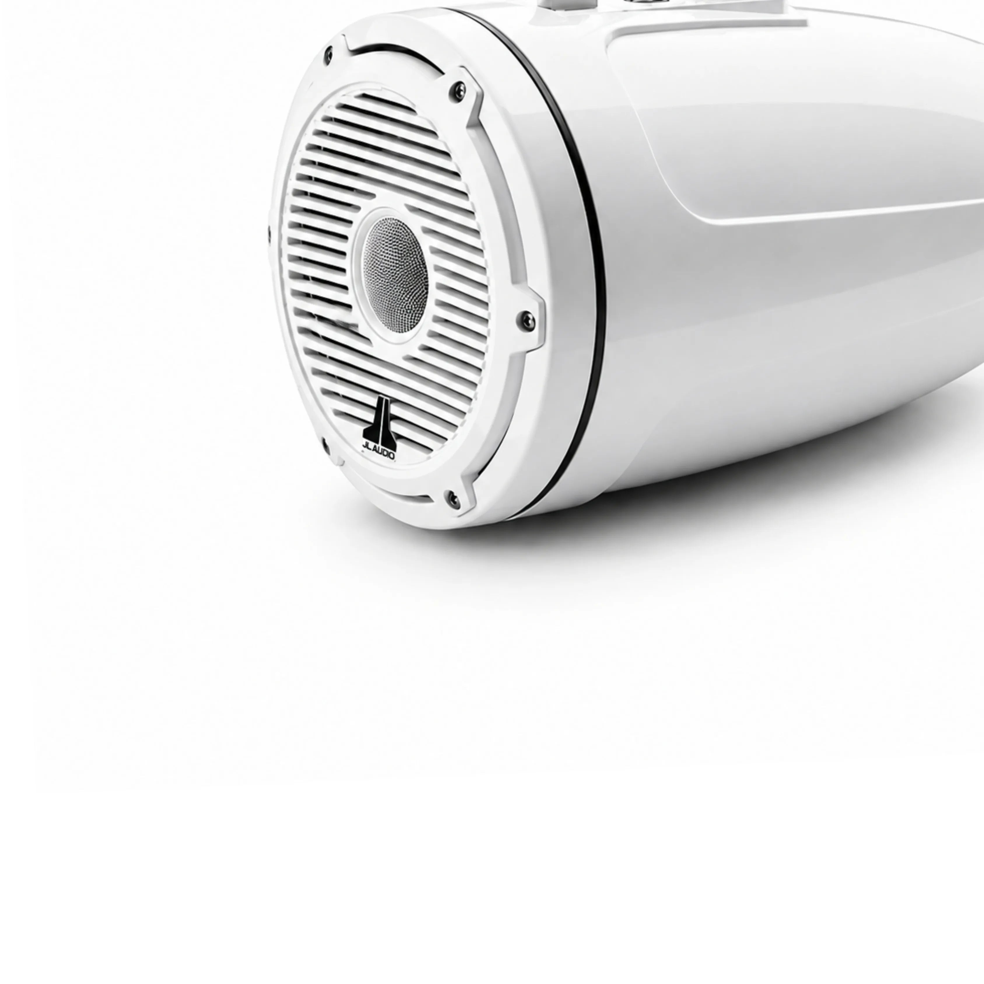 JL Audio JLA-010-03857-00 M6 Enclosed Tower Speakers - 8.8" with White Classic Grille