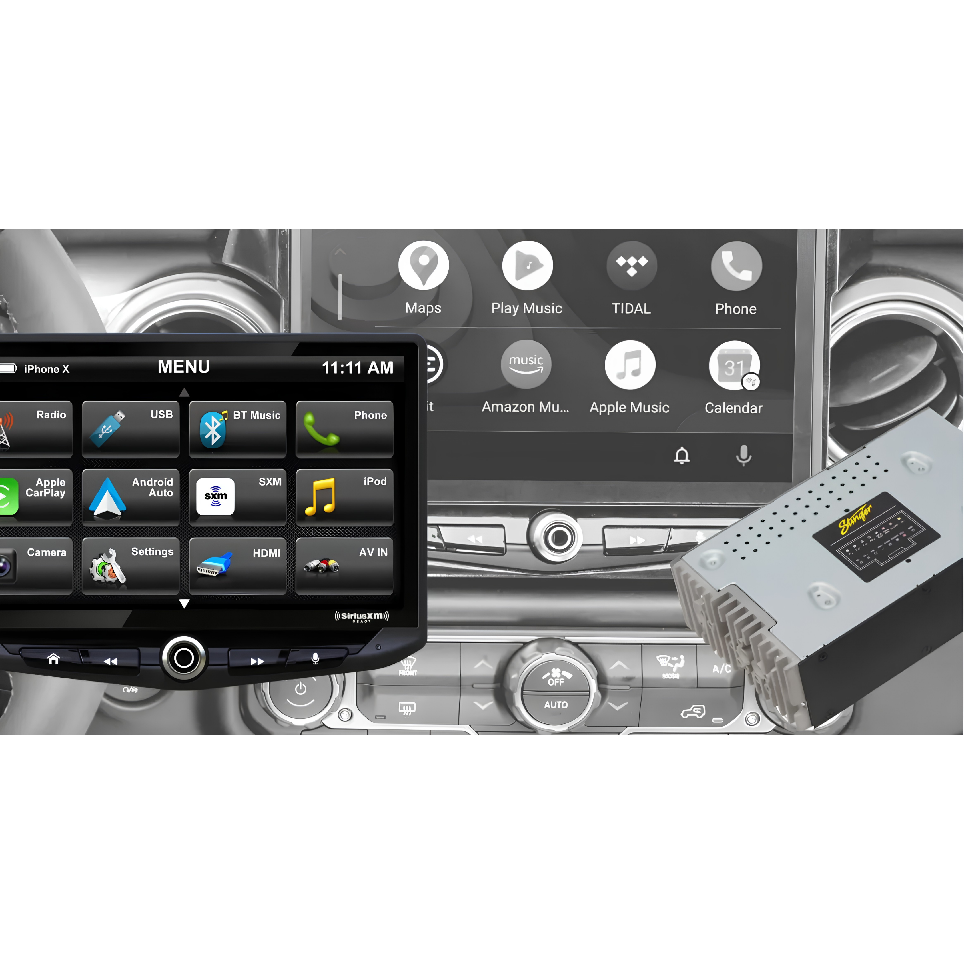 Stinger SRP-HD1101H 10" HEIGH10 Infotainment Replacement Kit Suit Honda Accord 2003 - 2007