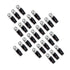 Stinger SPT5144B 25 Pack 4 Gauge 1/4″ Black Ring Terminal