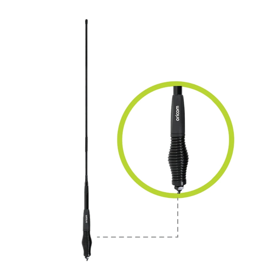 Oricom ANU236 6.5dBi Ground-Independent UHF CB Antenna