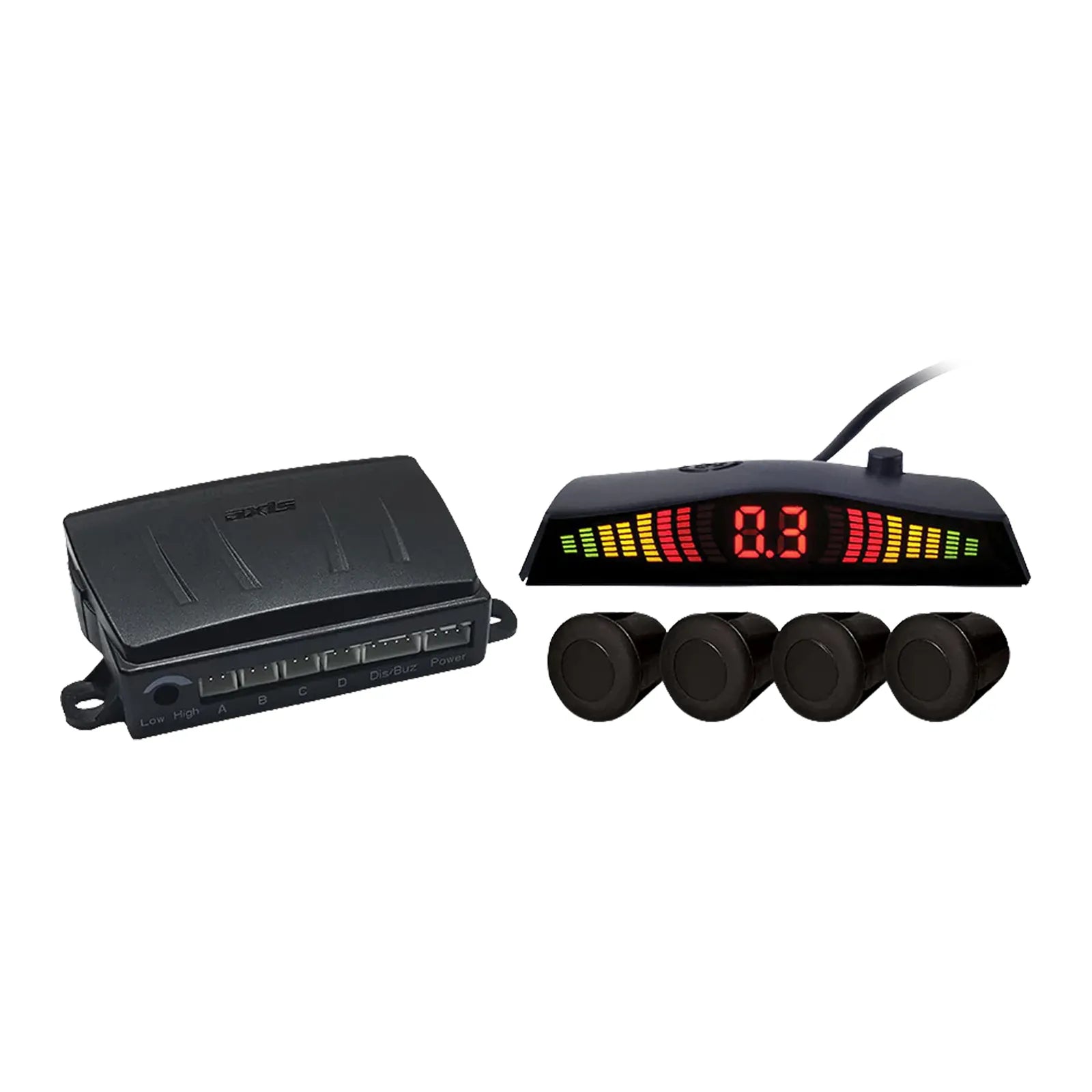 AXIS APS401R - 4-Sensor Commercial Parking System with Rubber Sensors and LED Display