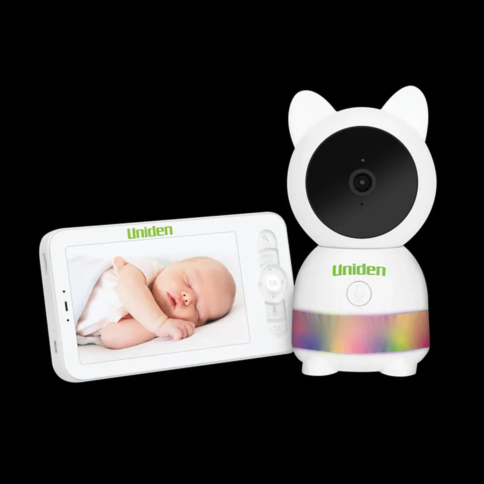 UNIDEN BW6181R - 2K Super HD Smart Baby Monitor with 5" Screen and Smartphone Access