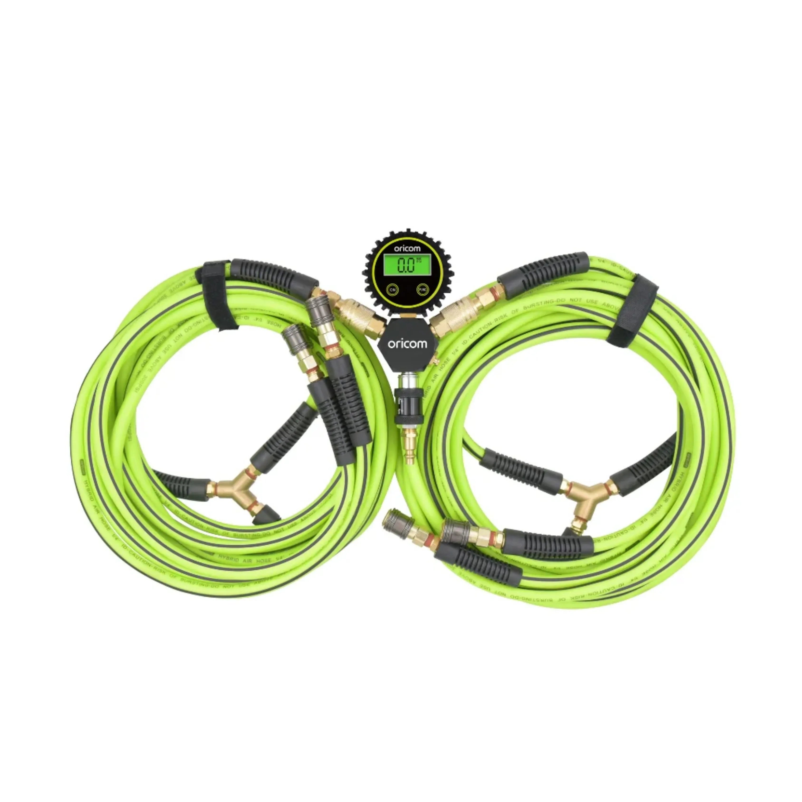 Oricom MTDI4 Quad Tyre Inflator/Deflator Kit with Digital Gauge
