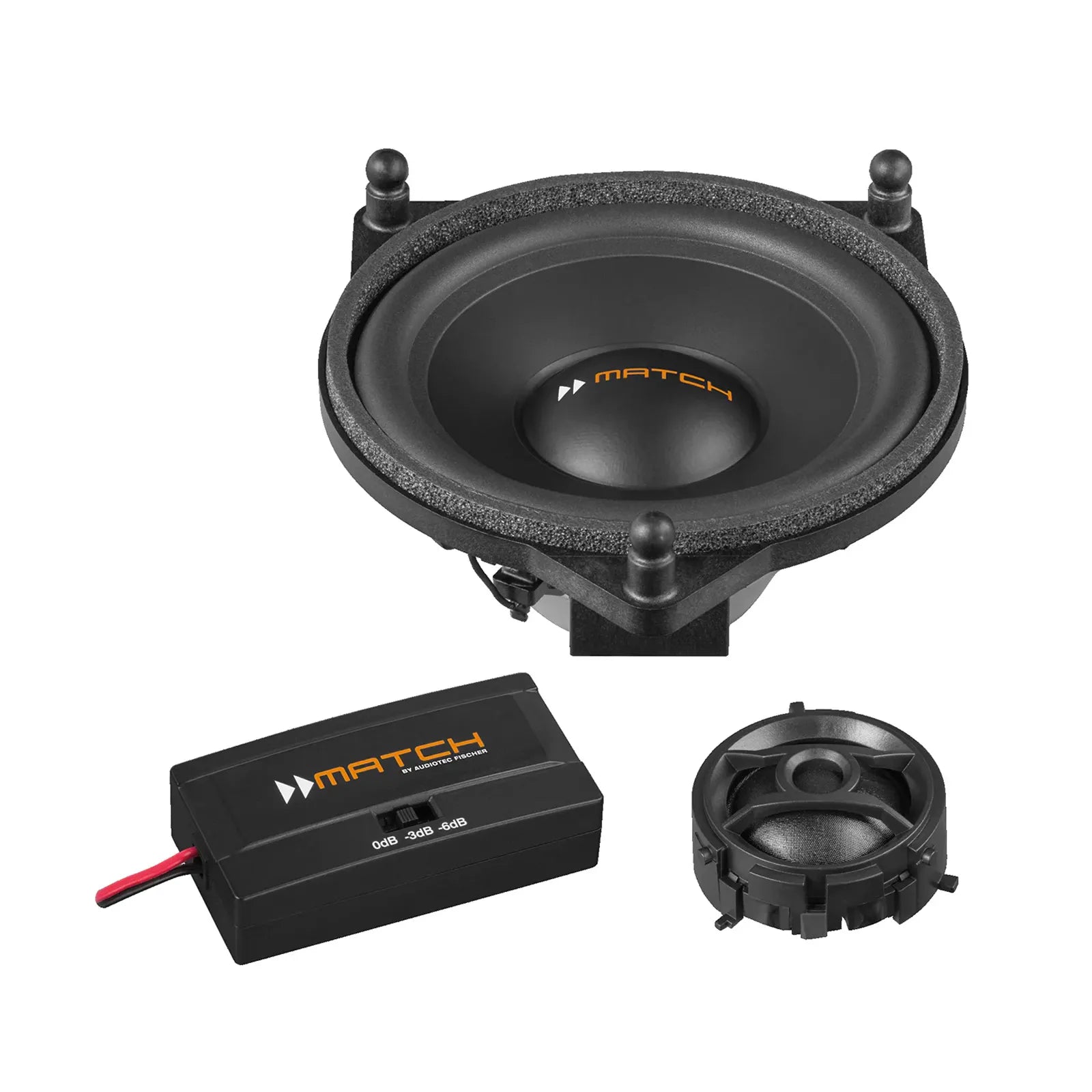 MATCH UP C42MB-FRT - 4" 2-Way Component Speaker Set for Mercedes-Benz | 4Ω