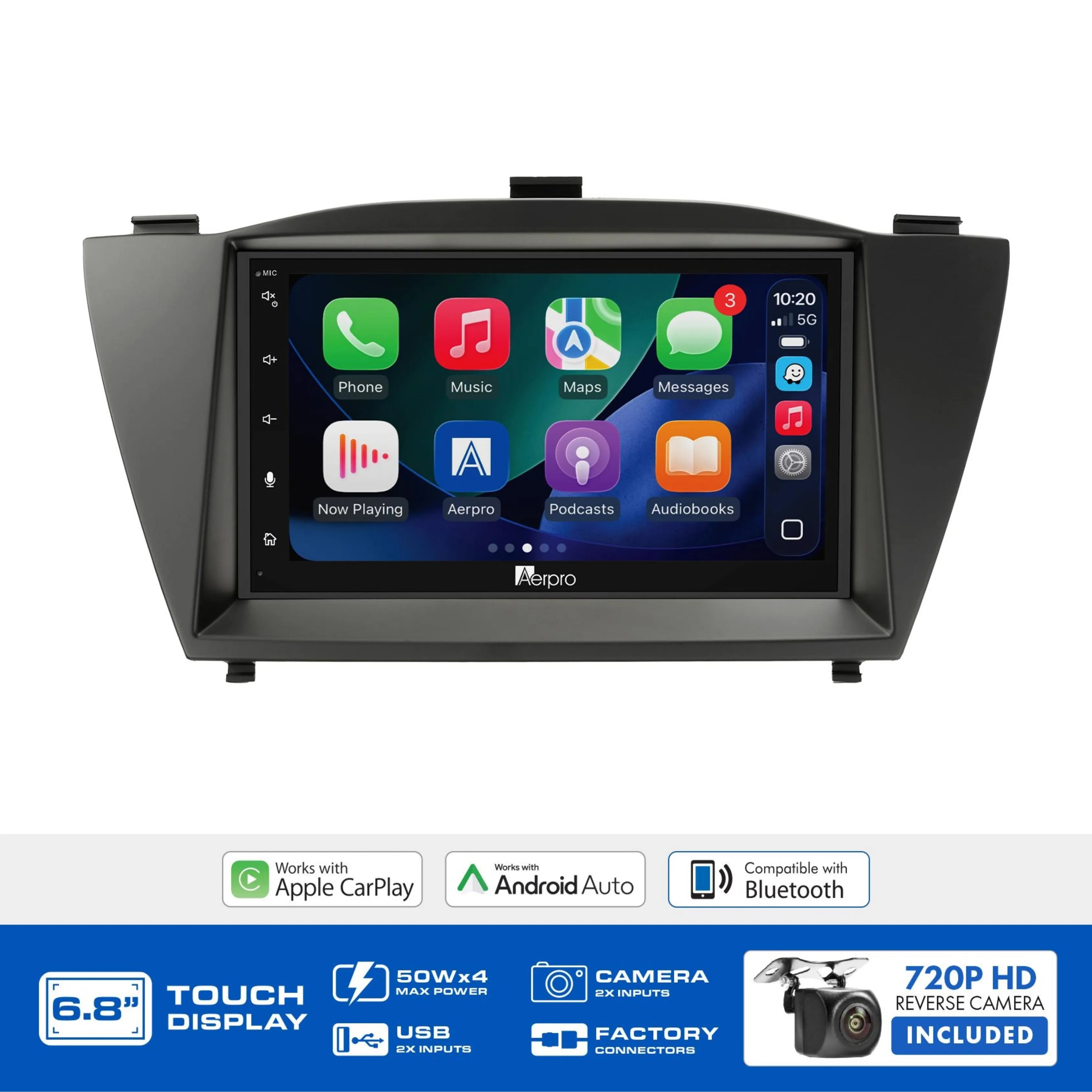 Aerpro AX9035K 6.8" Multimedia Head Unit Upgrade Kit Hyundai iX35