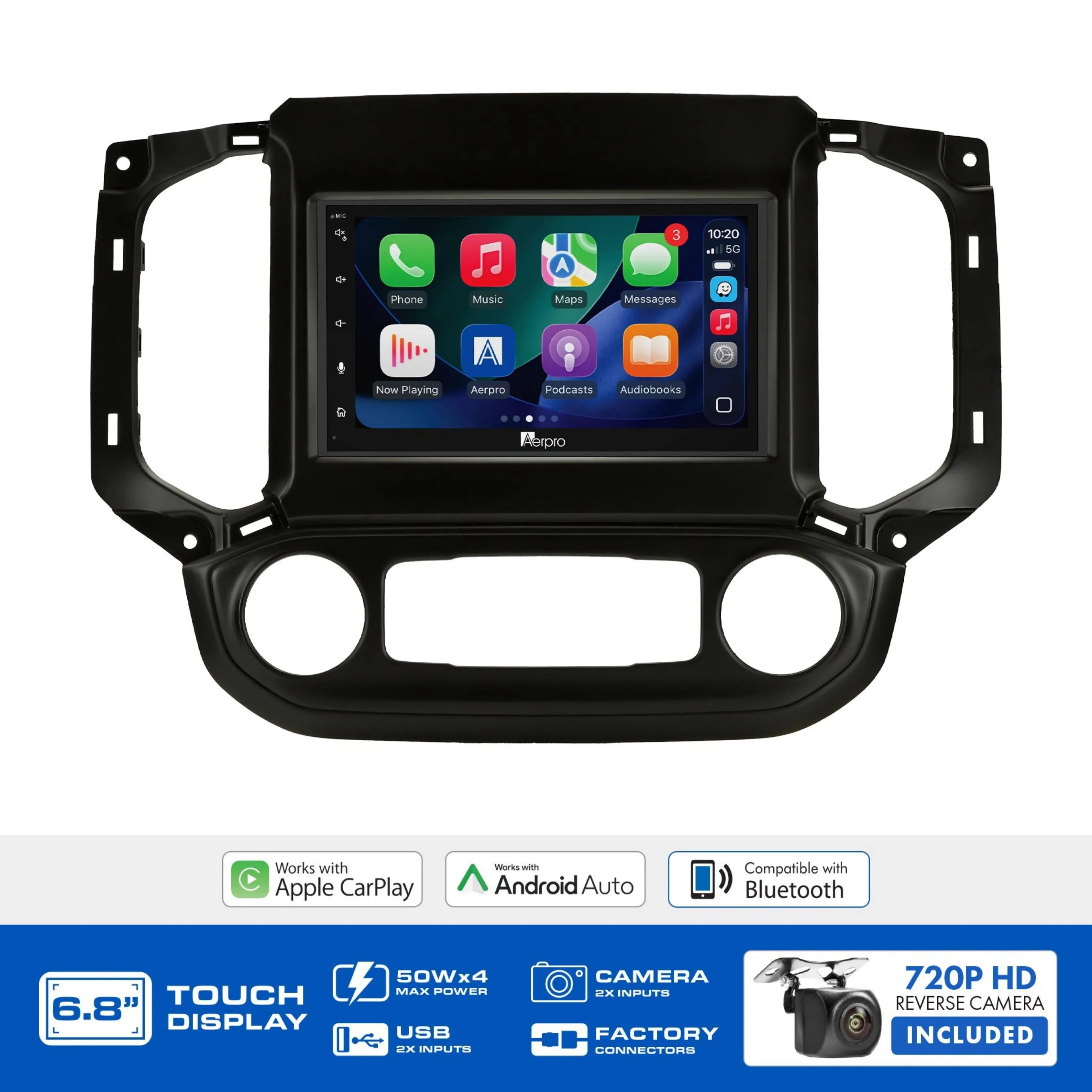 Aerpro AX8298K 6.8" Head Unit Kit Holden Colorado Z71 Trailblazer LTZ