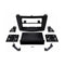 Aerpro FP7514K Install Kit to Suit Mazda 3 BL 2009-2013 (Black)