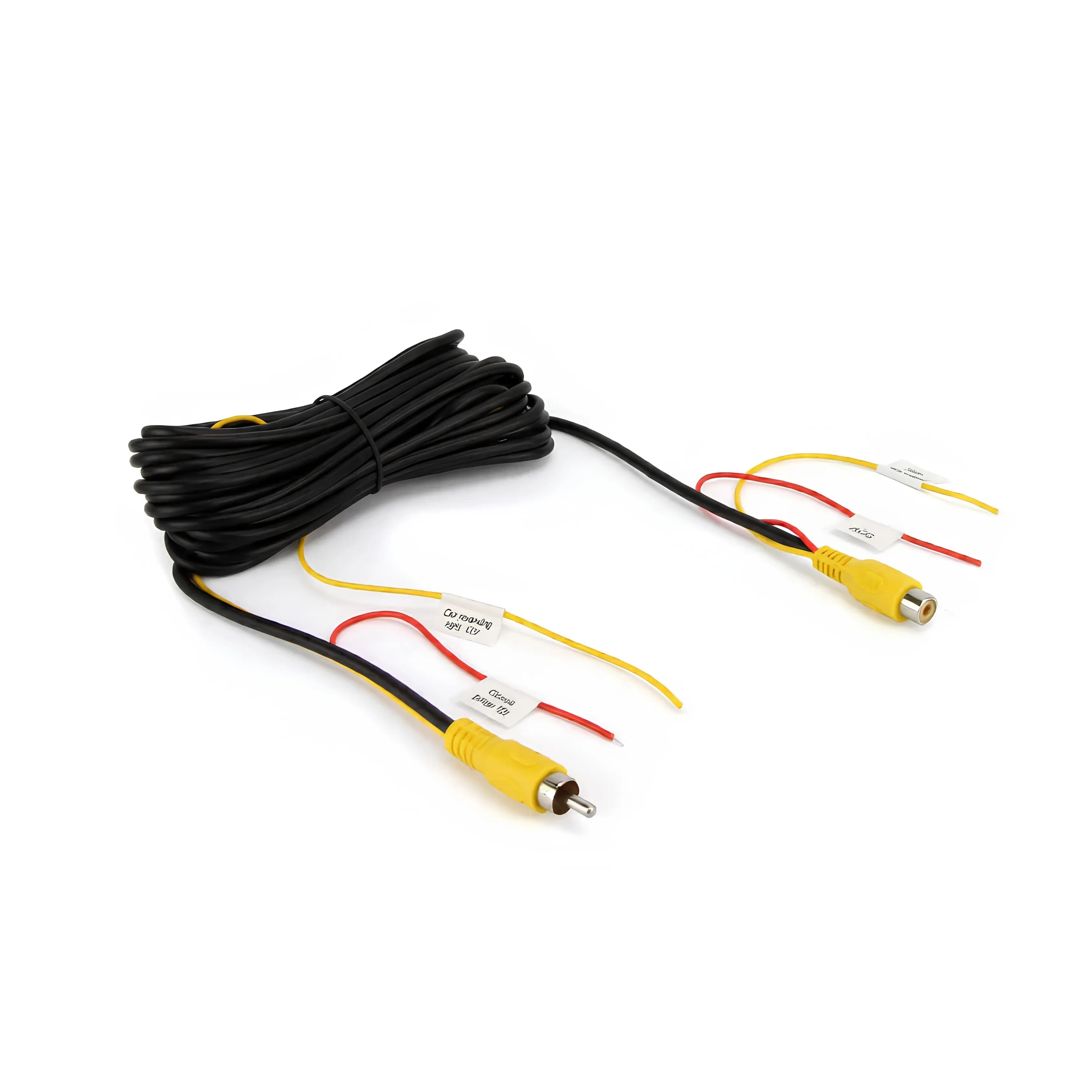 DNA RVS106F 6 Metre Male to Female RCA Video Cable with ACC and Reverse Trigger Wires