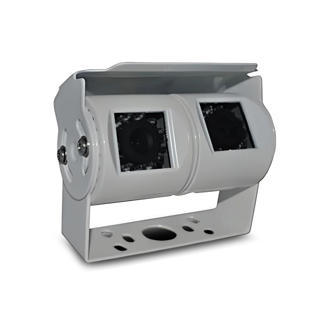 MONGOOSE MC420W Dual Cameras White - 2 Cameras in One Mounting Bracket System