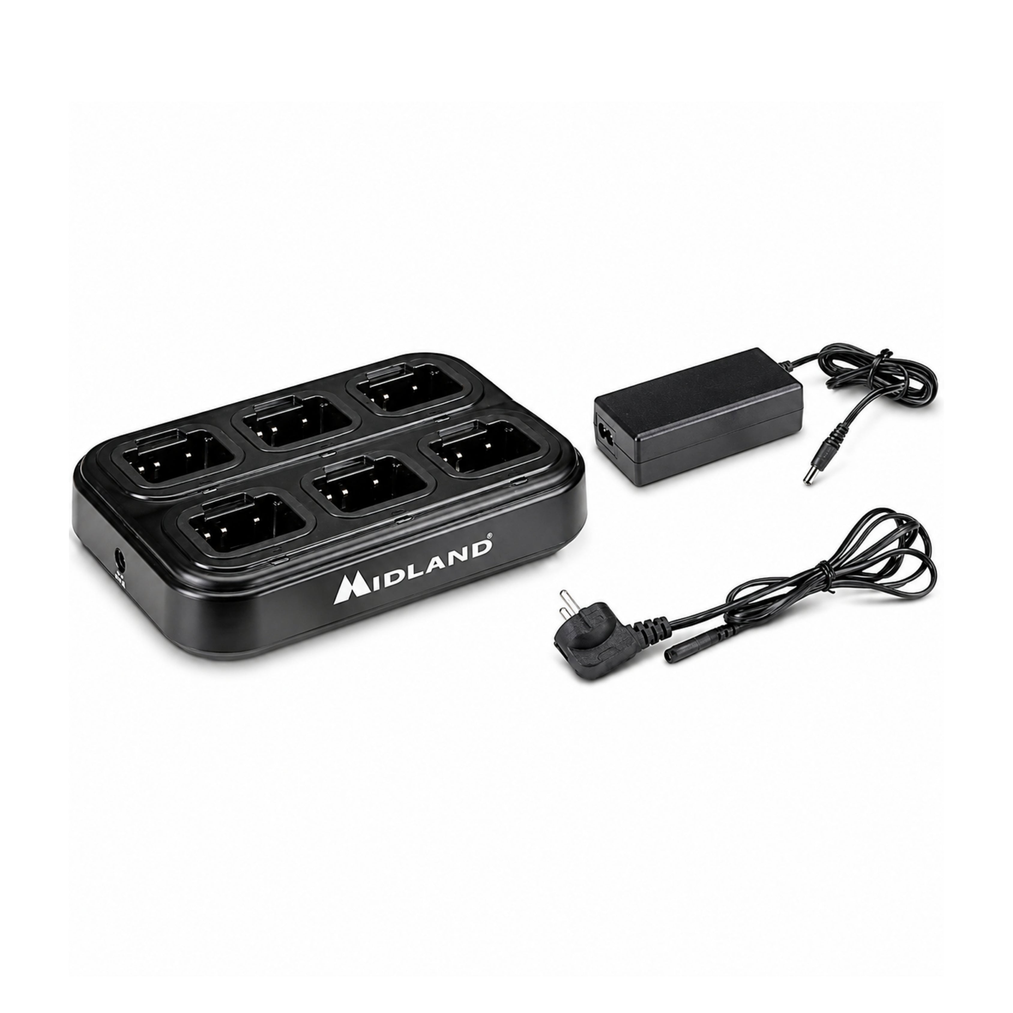 Midland CA15-6 6 Bay Drop In Multi Charger + Adaptor For G15/18/ARCTIC