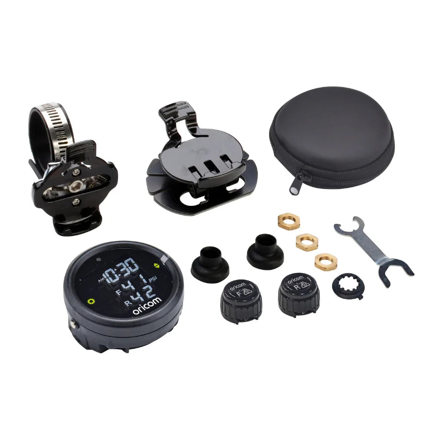 Oricom TPMC-2E Motorcycle Tyre Pressure Monitoring System with 2 External Sensors