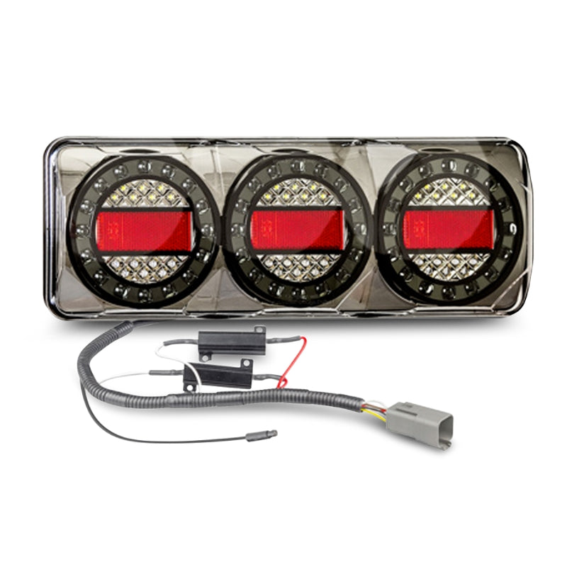 LED Autolamps SOMAXI2LR/450B Maxi Lamp 12V Stop/Tail/Indicator/Reverse/Reflector 3 Series LED Light