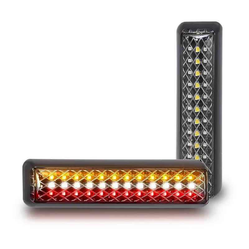 LED Autolamps 200BIRSTME2 12-24 Volt Black Bracket Stop / Tail / Indicator and R