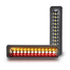 LED Autolamps 200BIRSTME2 12-24 Volt Black Bracket Stop / Tail / Indicator and R