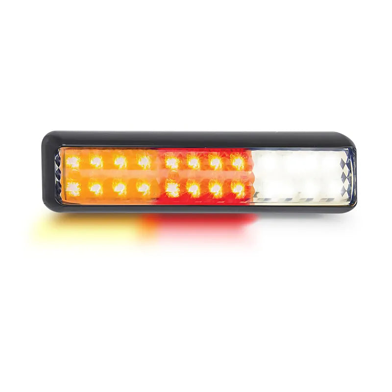 LED Autolamps 200BSTIRMB 12/24V LED Stop/Tail/Indicator/Reverse Black Bracket