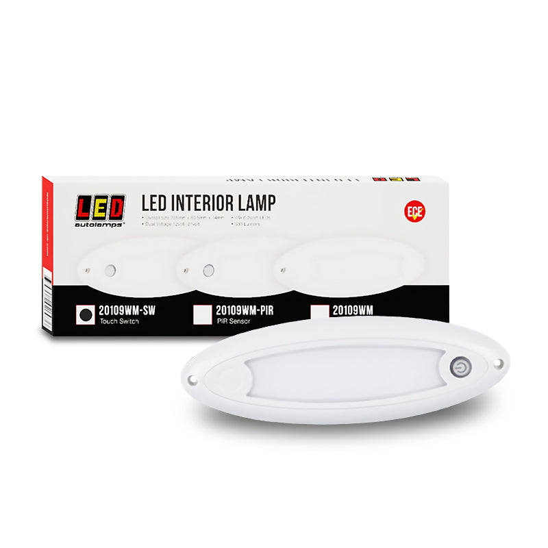 LED Autolamps 20109WM-SW Large Oval Interior/Exterior Lamp