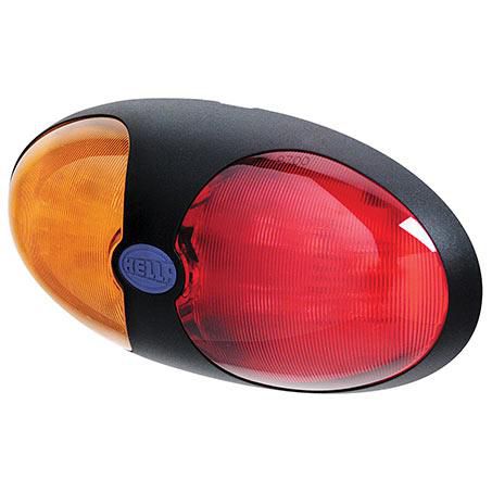 HELLA 2033 Side Marker Light Red/Amber LED 9 to 33V