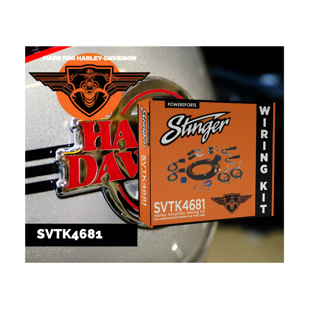 Stinger SVTK4681 PowerSports Harley 2/4CH Amplifier Wiring Kit