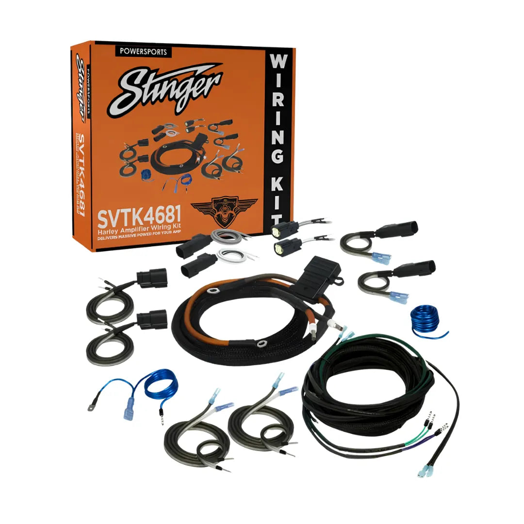 Stinger SVTK4681 PowerSports Harley 2/4CH Amplifier Wiring Kit