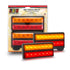 LED Autolamps 207BARLP2 12V Stop/Tail/Indicator Lamp Licence 18 Square Blister