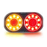 LED Autolamps 209GAR4P 12V LED Stop/Tail/Indicator Lamp With Reflector
