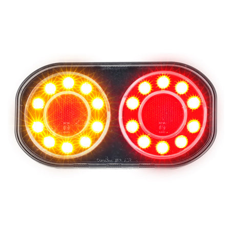 LED Autolamps 209GARL4P 12V Stop/Tail/Indicator/Lamp Reflector Number Plate Light