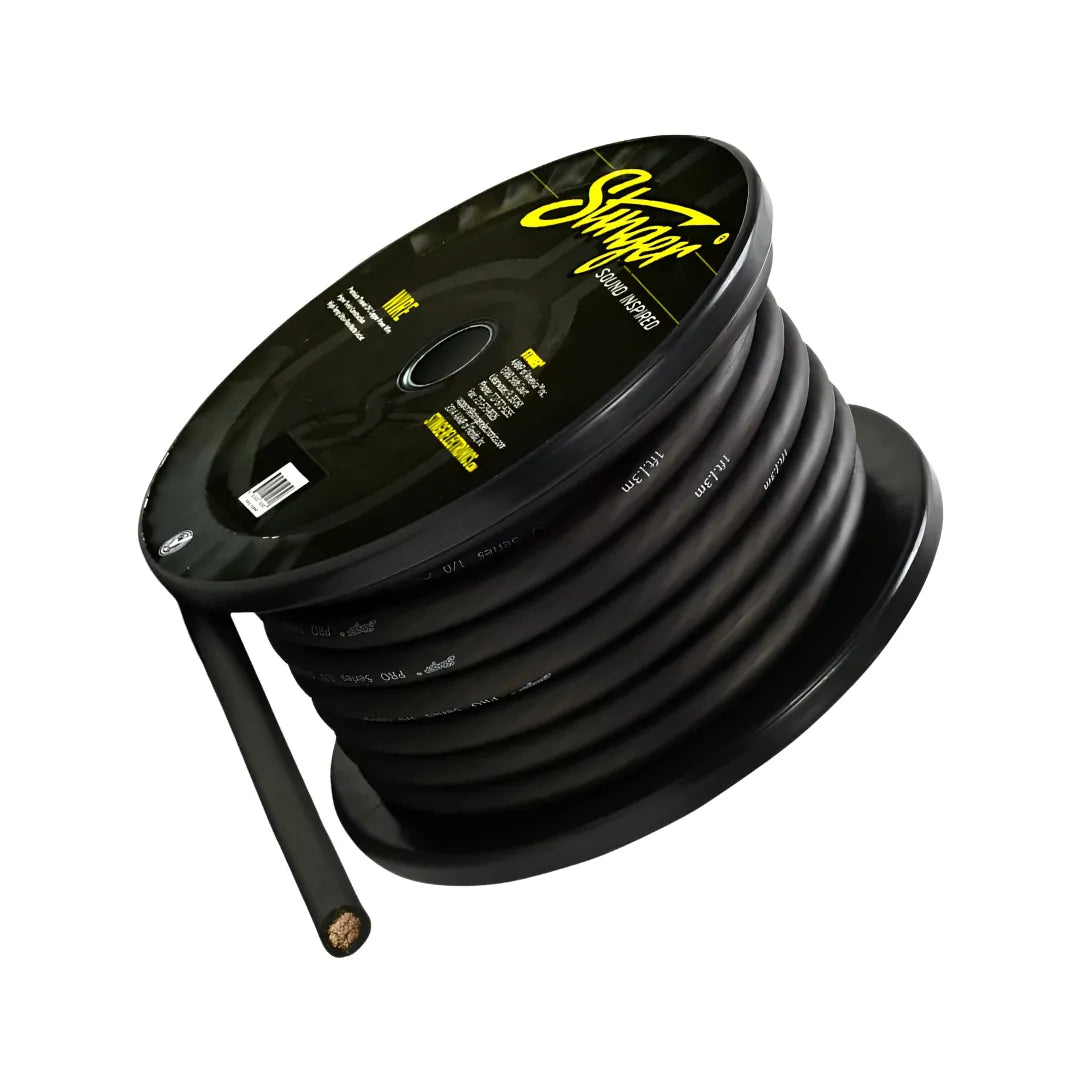 Stinger SPW10TB 15 Meter Roll 1/0GA Black Cable
