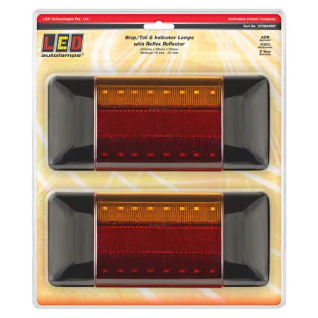 LED Autolamps 223BARM2 Stop/Tail/Indicator/Rr 12-24V