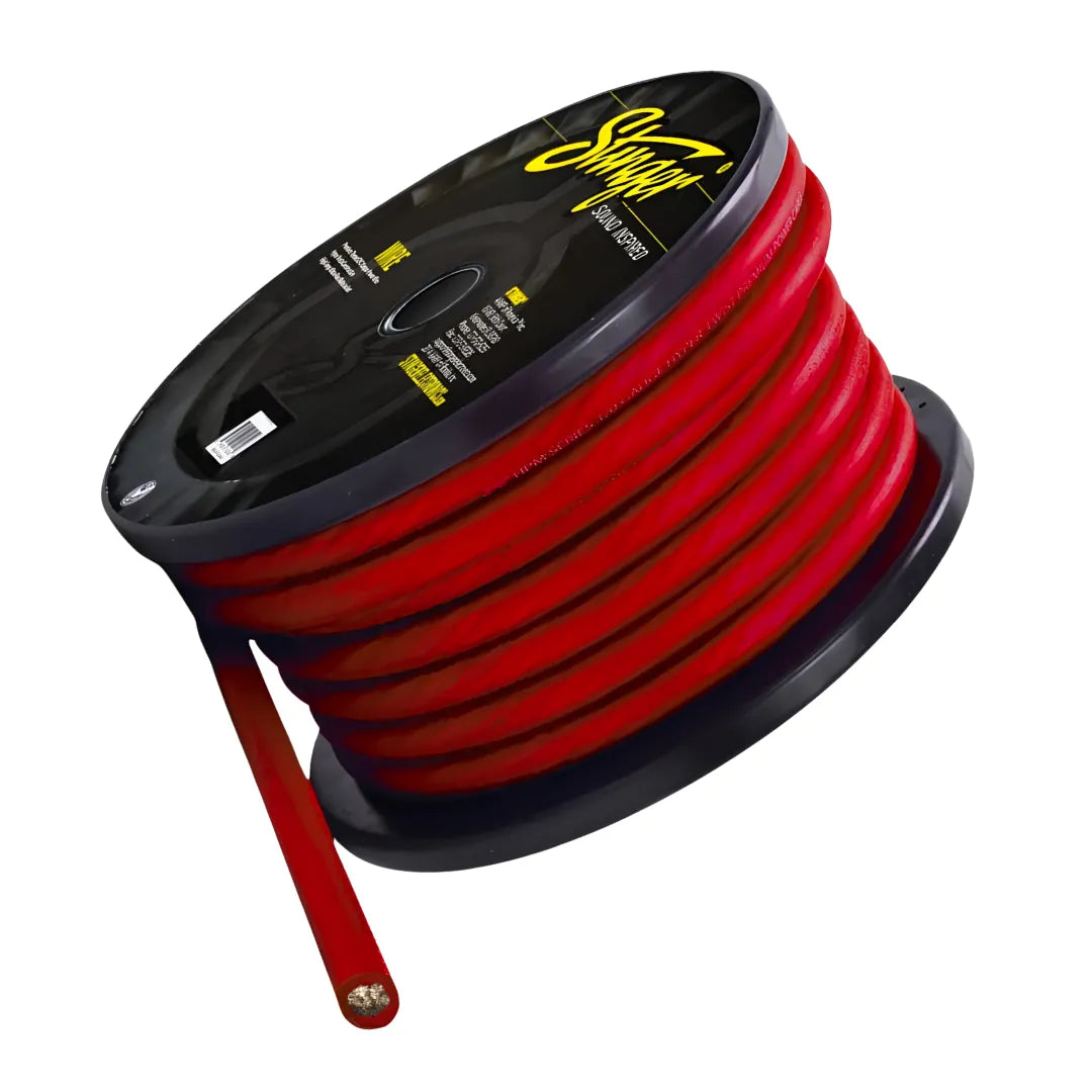 Stinger SPW10TR 15 Meter Roll 1/0GA Red Cable