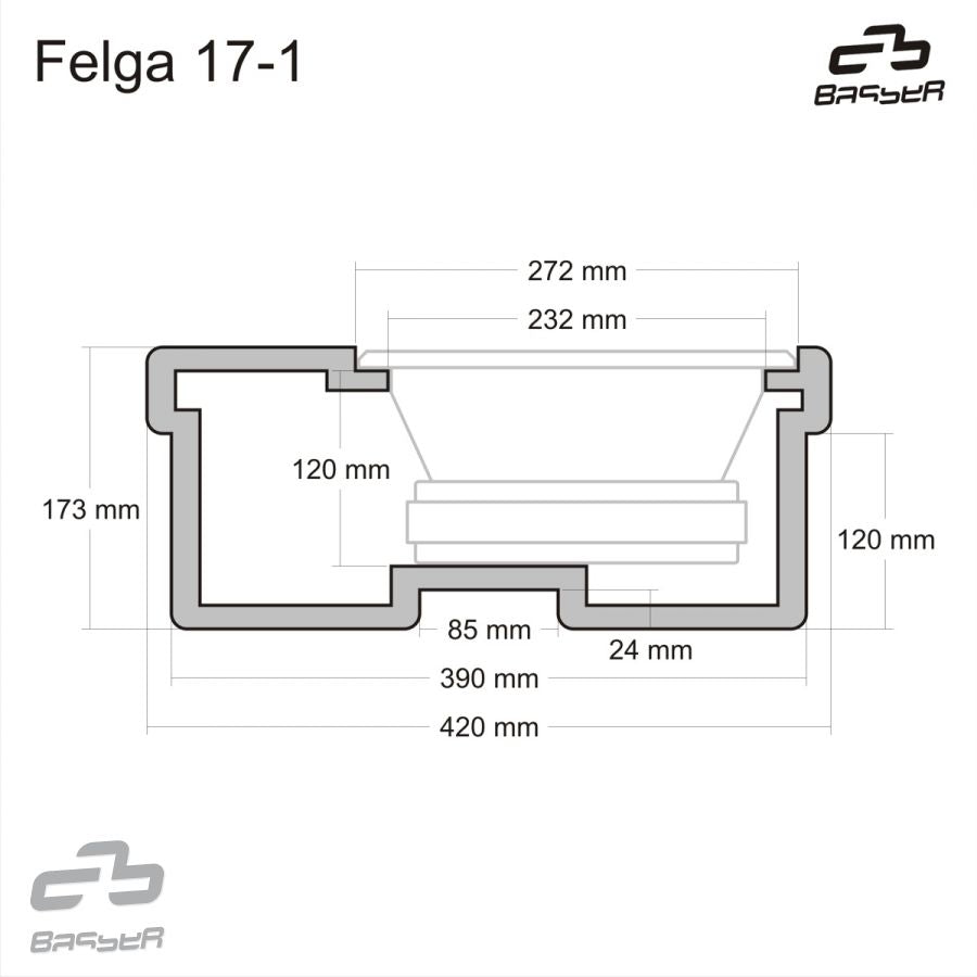BASSER FBFELG02 Spare Tyre 17