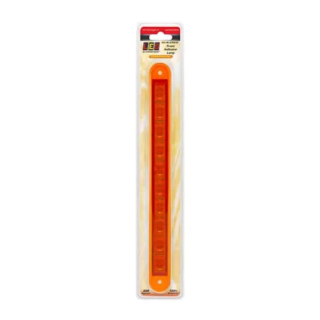 LED Autolamps 235A12 12V Indicator Strip Lamp With 10 Square LEDs Recessed Mount