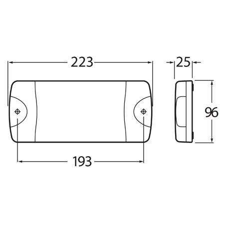 HELLA 2378 12/24V LED Combo Lamp Slim Design