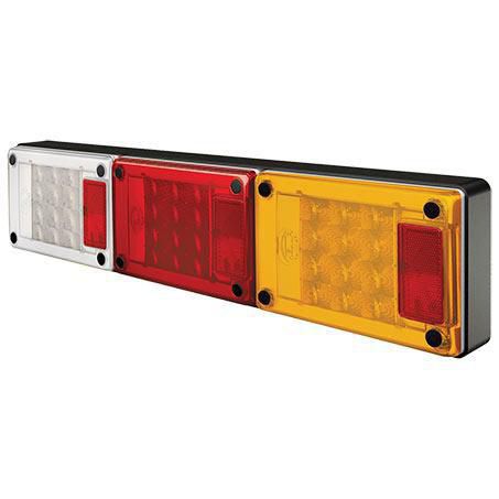 HELLA 2431 Rear Triple Jumbo-S LED Combination Lamp - Stop/Tail/Indicator/Reverse 12V/24V