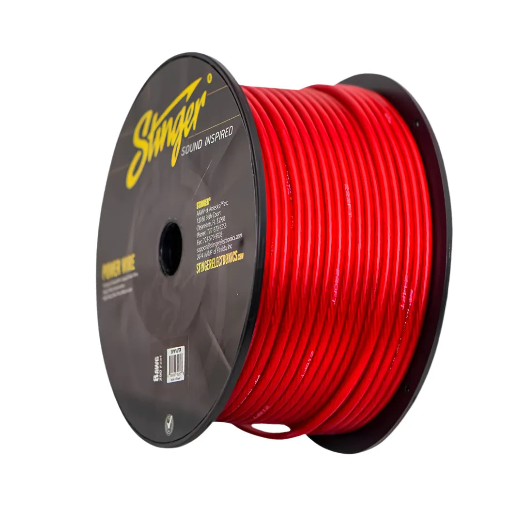 Stinger SPW18TR 76 Meter Roll 8GA Red Cable