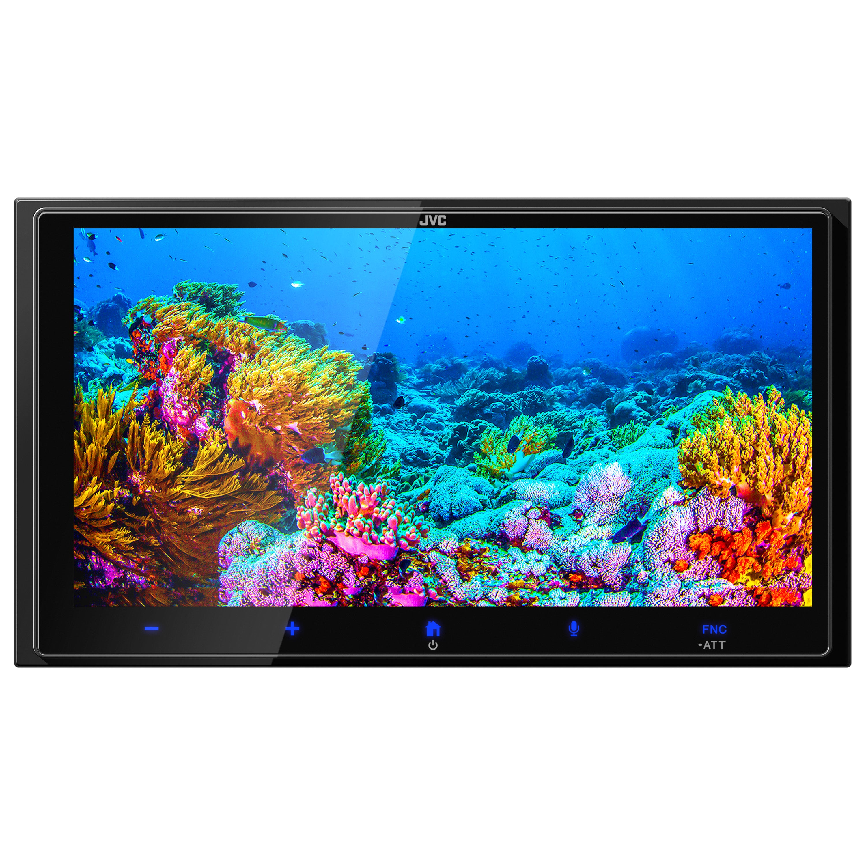 JVC KW-M795BW | 6.92″ HD Touchscreen Wireless Apple CarPlay & Android Auto Receiver