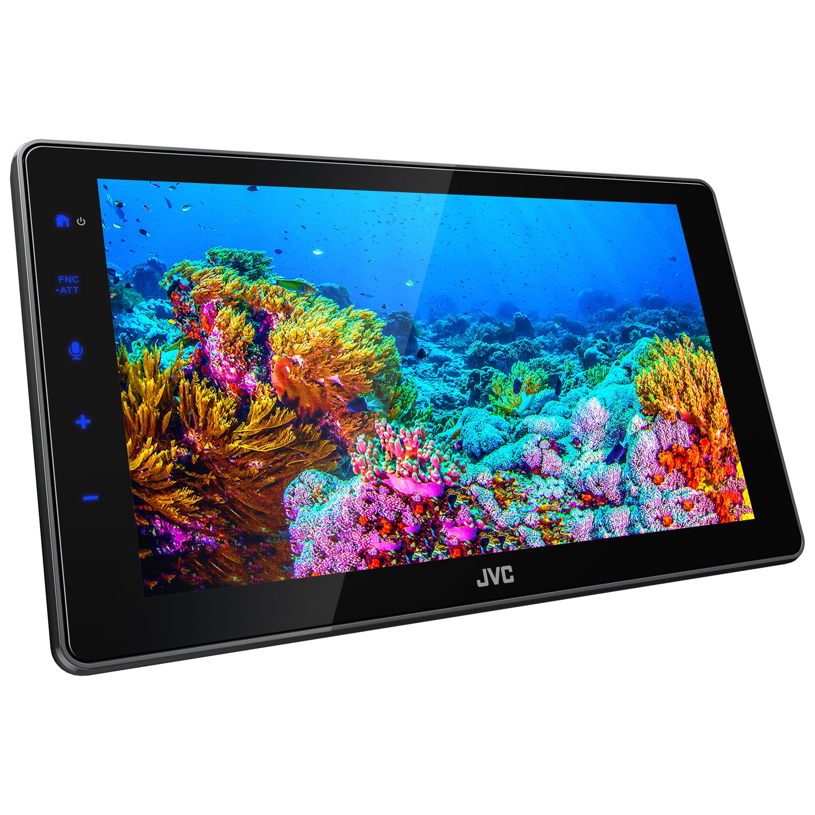 JVC KW-Z900W 9″ Floating Display HD Receiver with Wireless Apple CarPlay & Android Auto