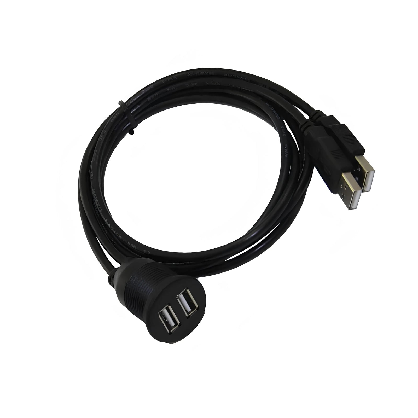 Stinger IPUSBD6 InstallPRO Dual USB Flush Extension Kit - 6Ft.
