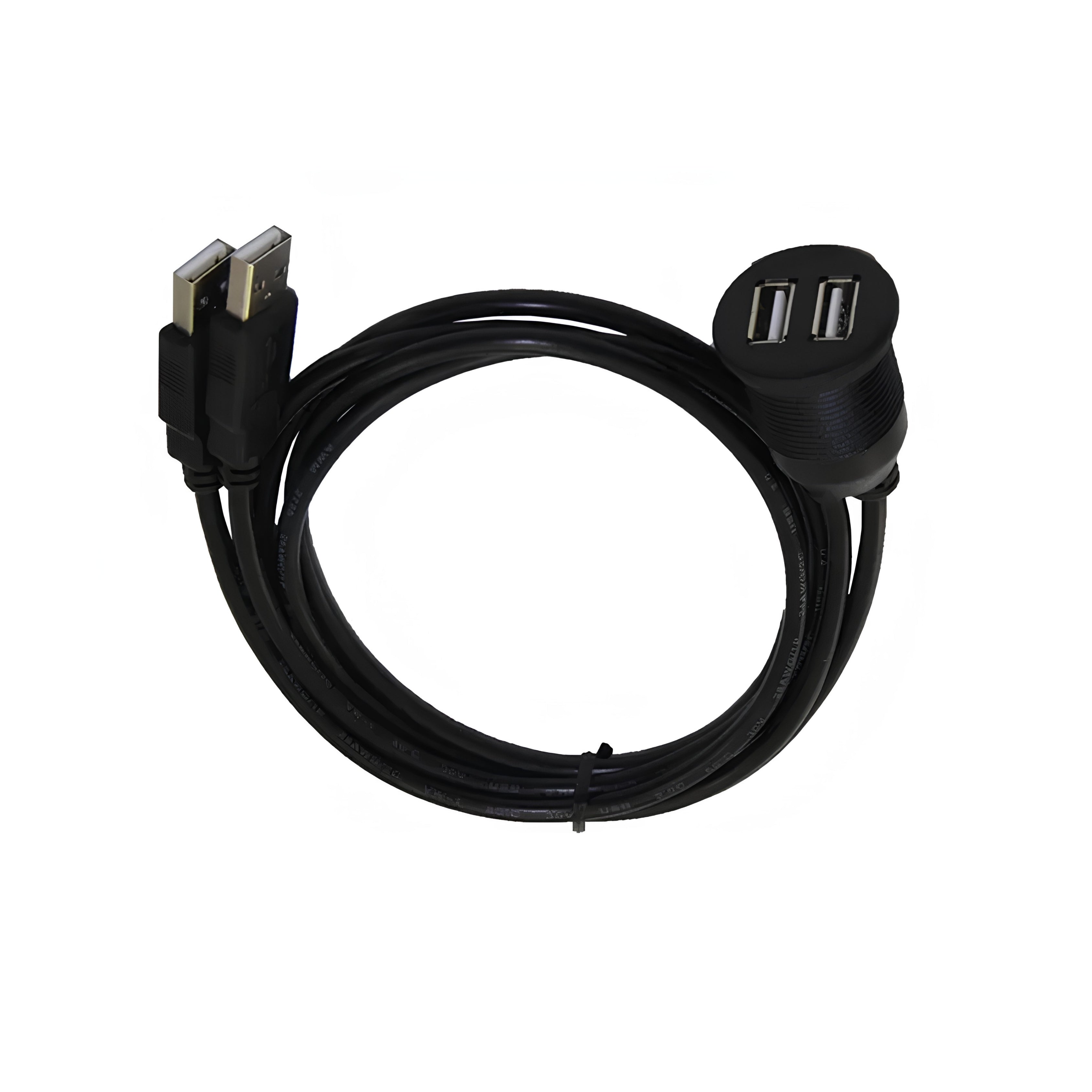 Stinger IPUSBD6 InstallPRO Dual USB Flush Extension Kit - 6Ft.
