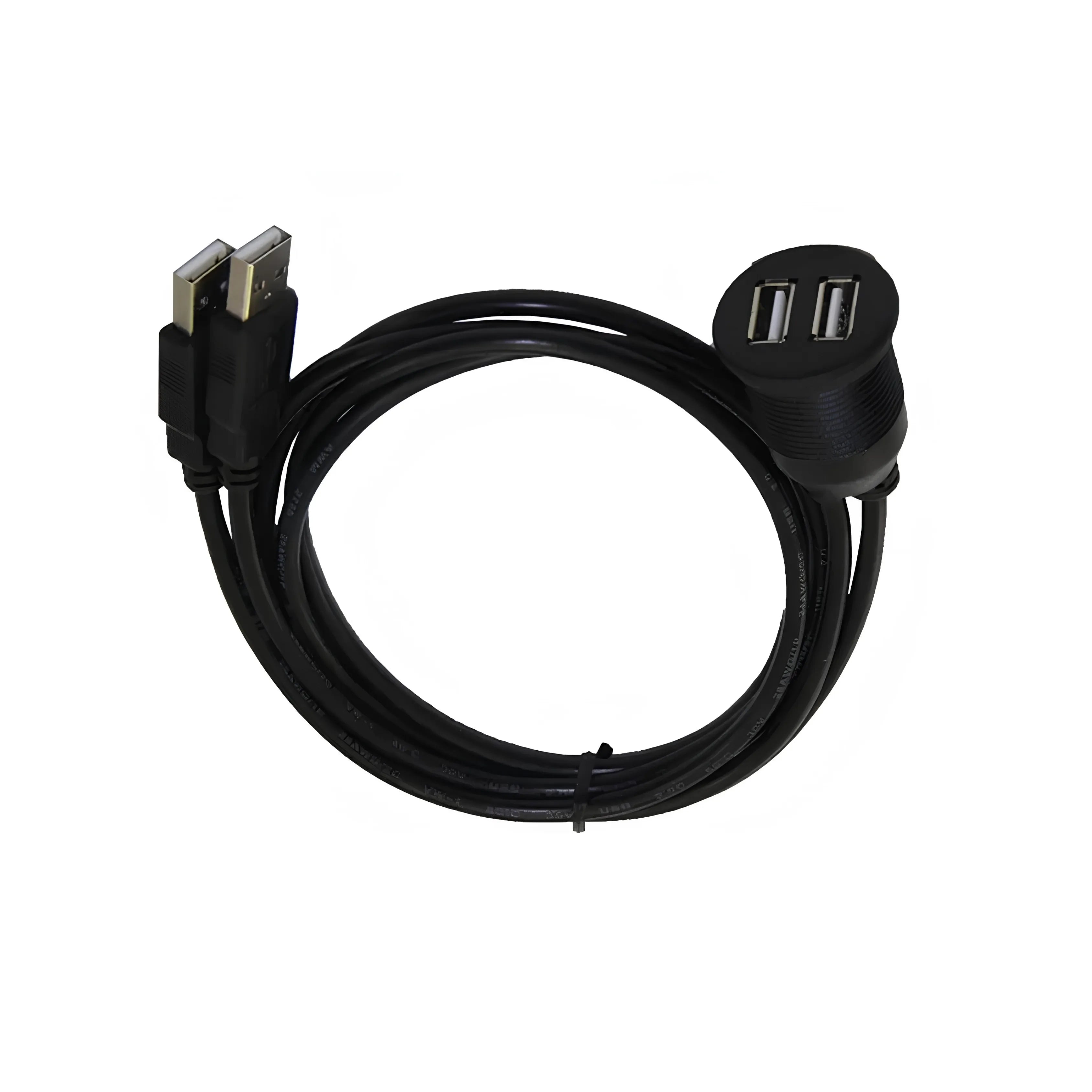 Stinger IPUSBD6 InstallPRO Dual USB Flush Extension Kit - 6Ft.