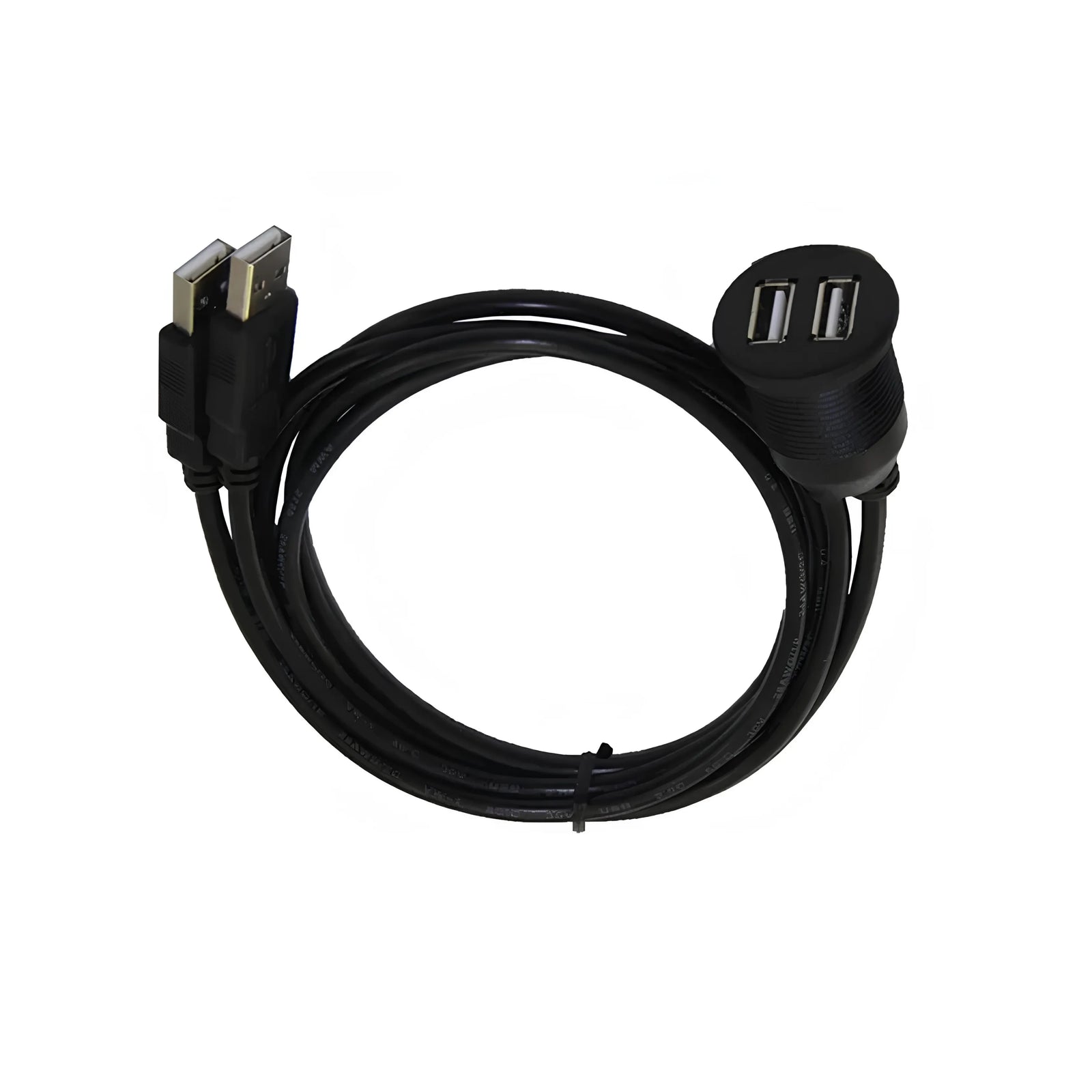 Stinger IPUSBD6 InstallPRO Dual USB Flush Extension Kit - 6Ft.