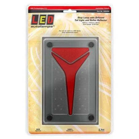 LED Autolamps 595STIM-2 Single LHS/RHS Stop/Tail/Indicator Diffused Sequential Function