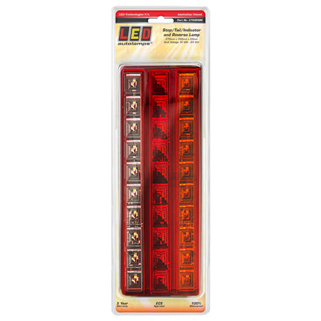 LED Autolamps 275ARWM 12/24V Stop/Tail/Ind/Rev
