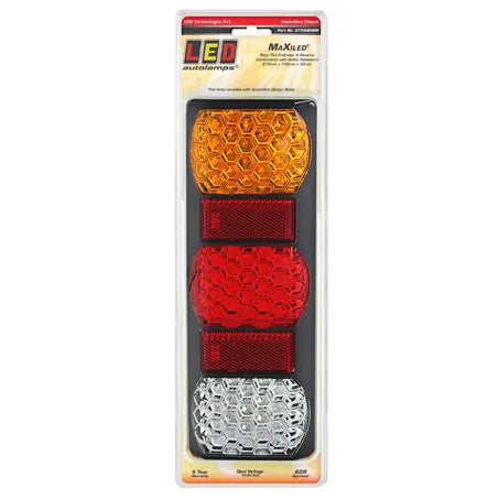 LED Autolamps 275GARWM Multi Volt MaxiLED Rear Combination With Grey Housing And Base