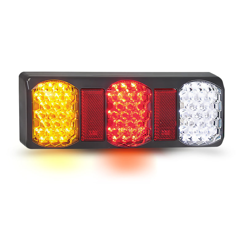 LED Autolamps 275GARWMB Multi Volt Rear Combination LED Lamp Grey Housing Base