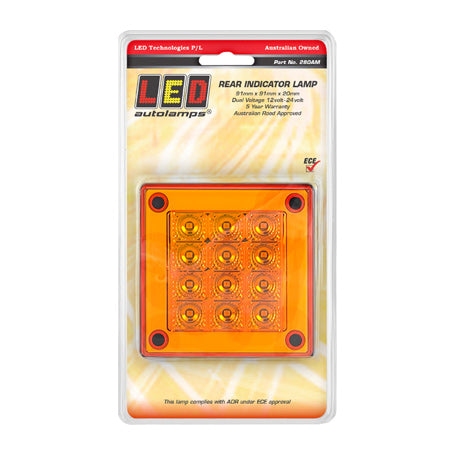 LED Autolamps 280AM 280 Mini-Jumbo Amber Lamp